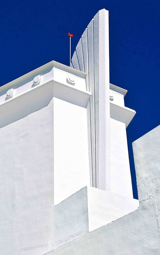 White Against Blue